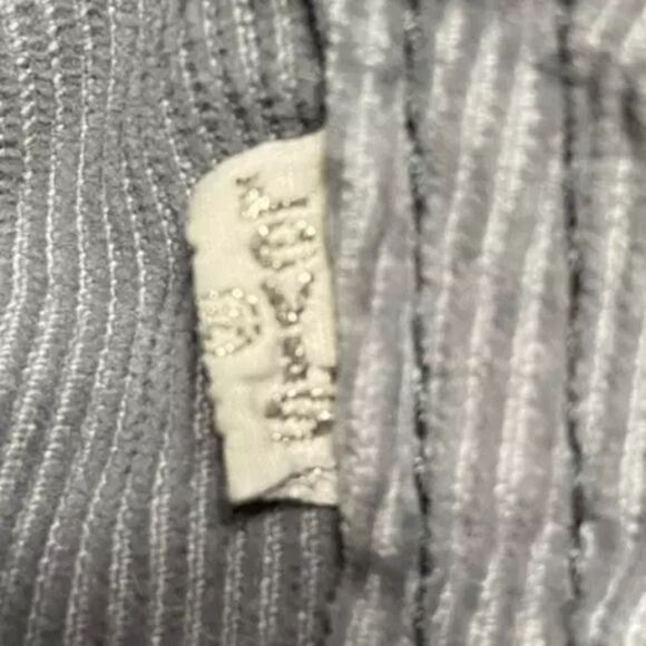 VTG Levis Jeans Size 31 (32x34) Grey Corduroy Boot Cut Mid Rise - Picture 11 of 13